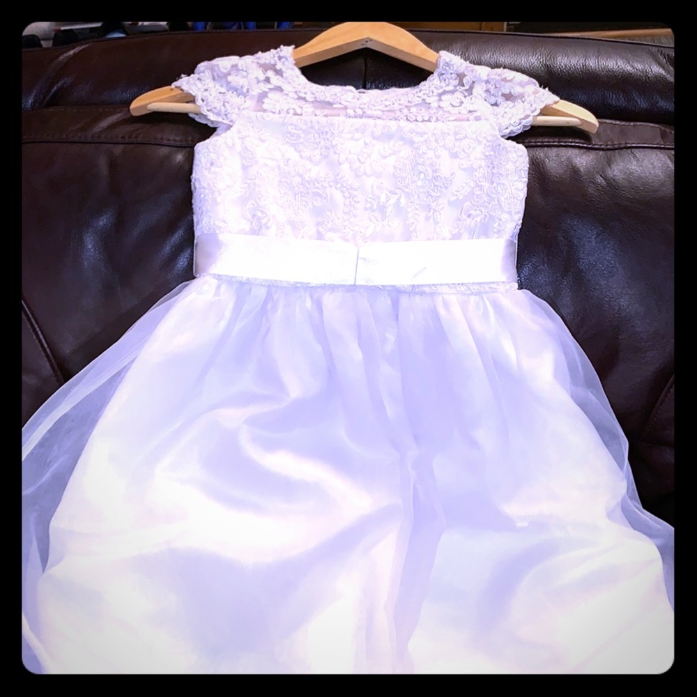 Flower Girl Big Kid Wedding Dress